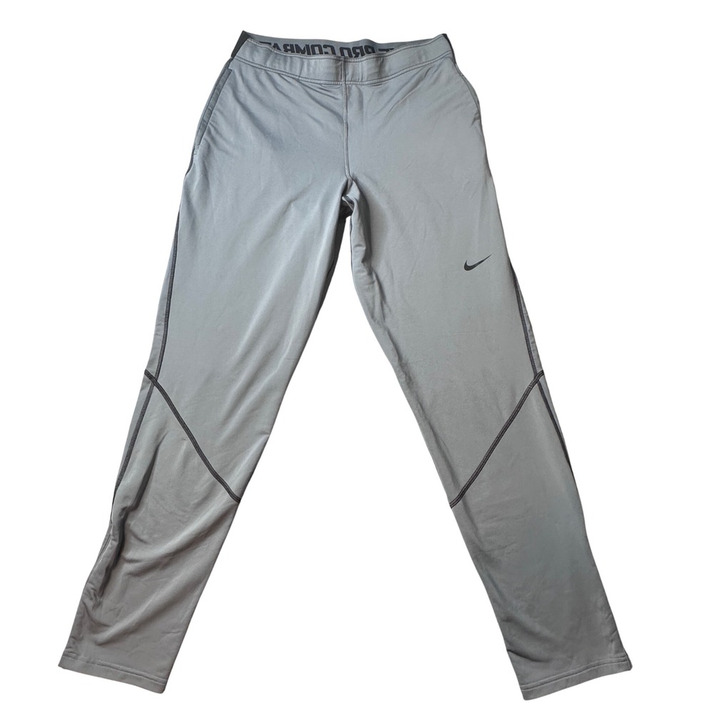 Nike Pants Mens XL Gray Nike Pro Combat Hyperwarm Compression Joggers 624876-065